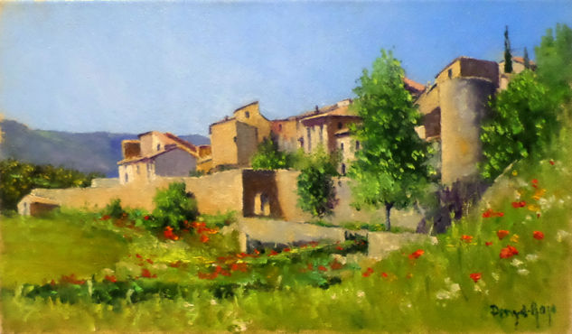 Mirambel Oil Canvas Landscaping