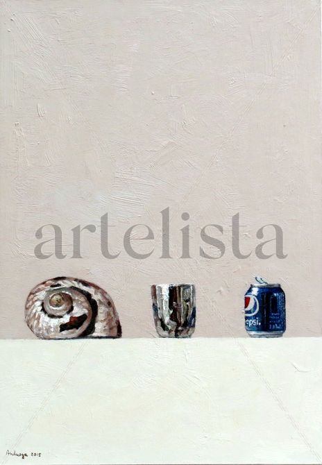 Composición en azul