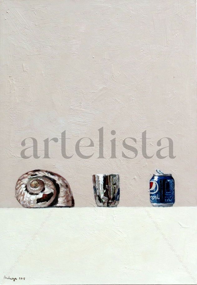 Composición en azul