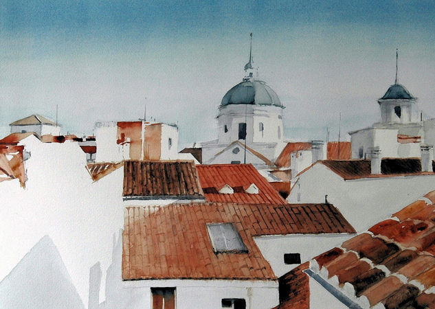 ¡! Madrid !¡ Watercolour Paper Landscaping