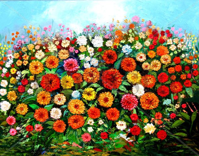 fLORES Oil Canvas Landscaping