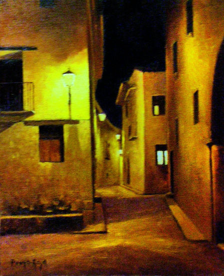 Nocturno 2 Oil Canvas Landscaping