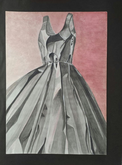 El vestido  metalico