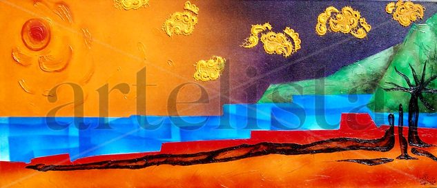 Sin titulo Mixed media Canvas Landscaping