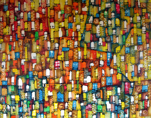 De la serie Ciudades en Abstracto Otros Lienzo Otros