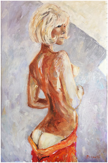 Angela Oil Canvas Figure Painting