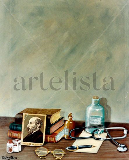 LA MESA DEL MÉDICO   (Solo reproducciones) Oil Canvas Others