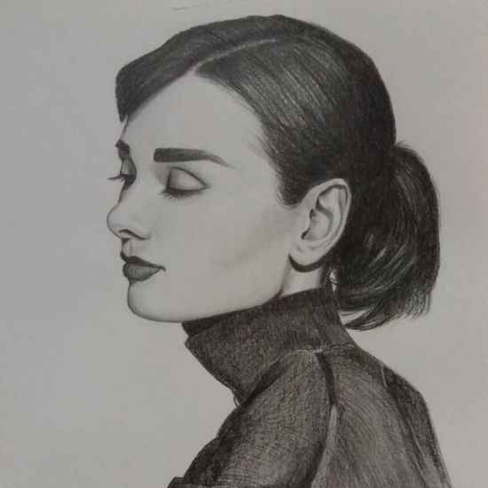 Audrey Hepburn Lápiz