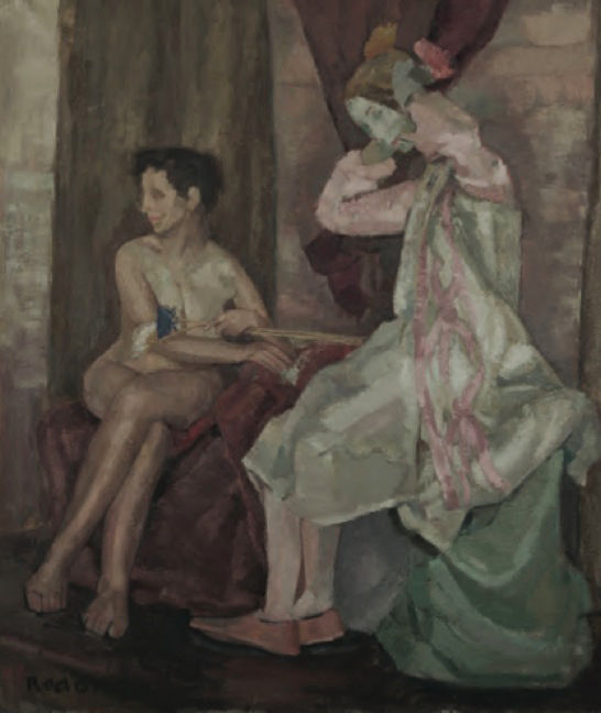 Desnudo sentada y maniquí