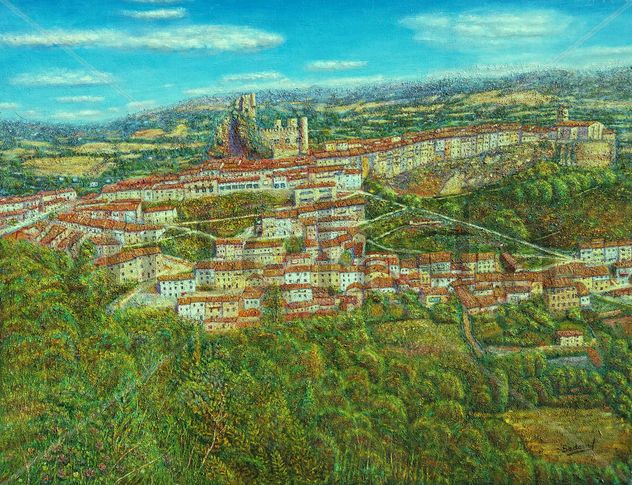 vista general de Frías (Burgos)