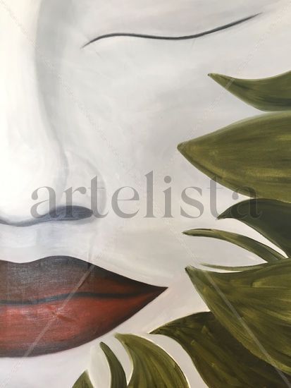 mujer naturaleza Oil Canvas Portrait