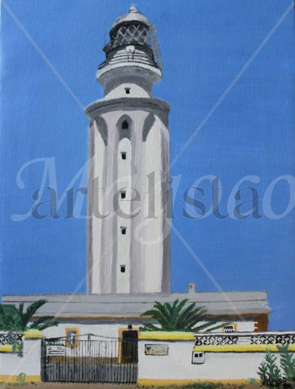 FARO TRAFALGAR Óleo Lienzo Paisaje