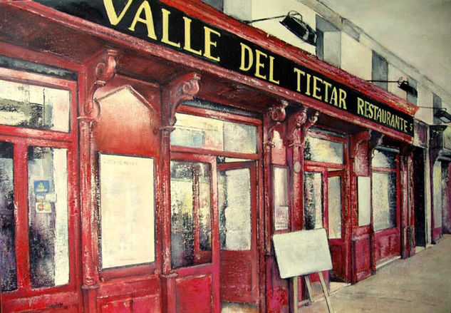 Valle del Tiétar Restaurante-Madrid Oil Canvas Landscaping