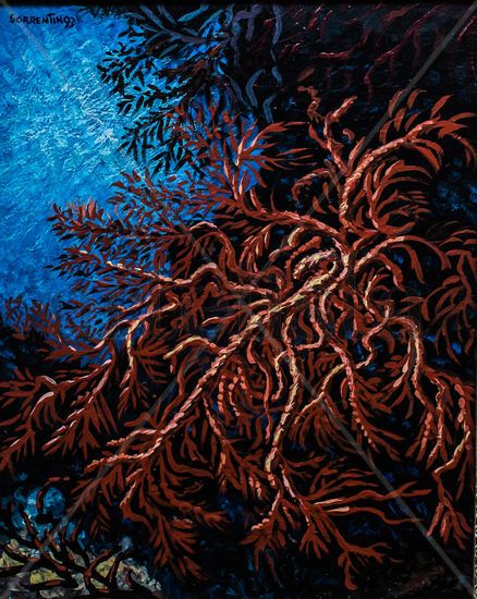 CORAL VIVO Acrylic Canvas Marine Painting