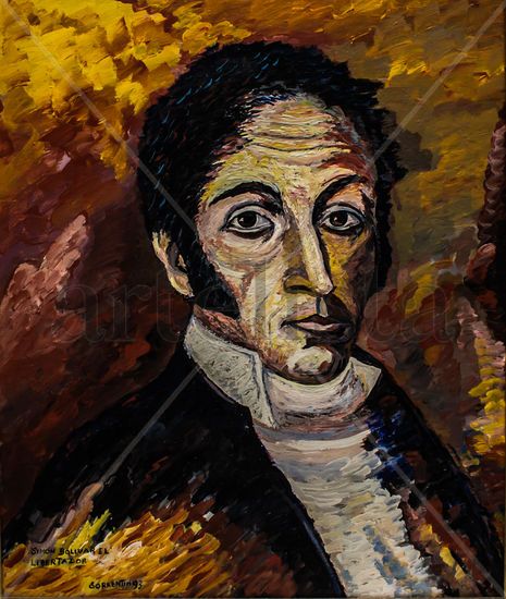 EL LIBERTADOR Acrylic Canvas Portrait