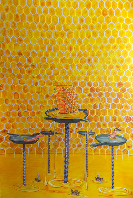 The honey in lives
