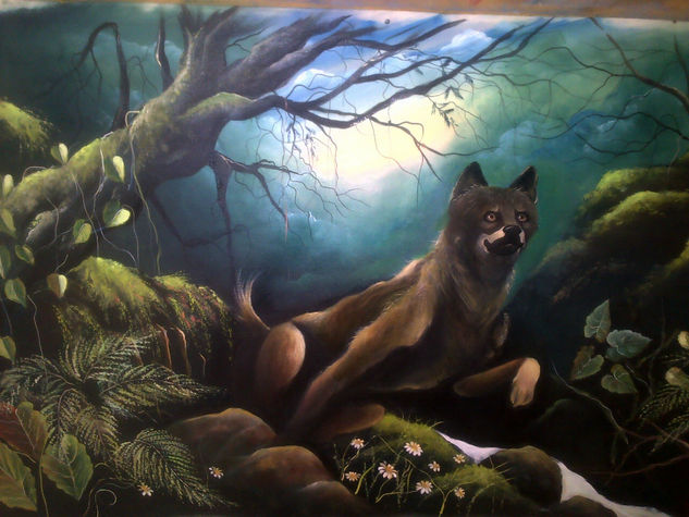 El Lobo Oil Canvas Animals