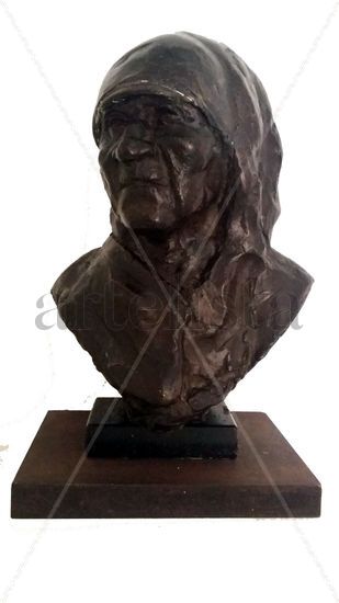 Busto Santa Madre Teresade Calcuta Bronze Figurative