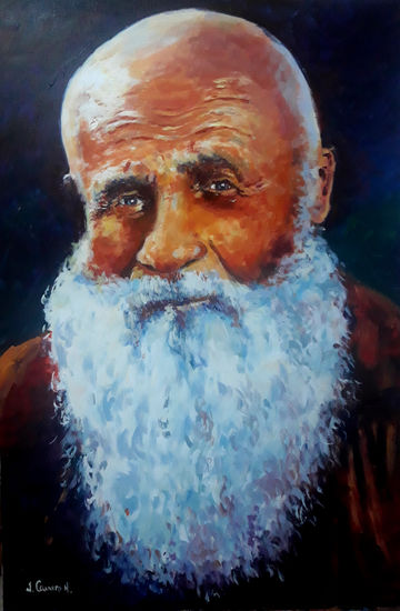 Fray Leopoldo Acrylic Canvas Portrait