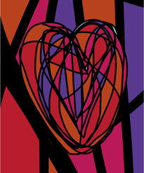 Corazón abstracto