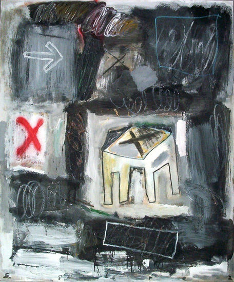 Terror mobilia Mixed media Canvas Others