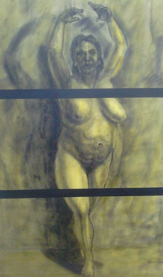 Tríptico_2 Media Mixta Lienzo Desnudos