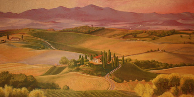 Colinas del Chianti Pastel Panel Landscaping