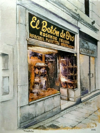 el botón de...