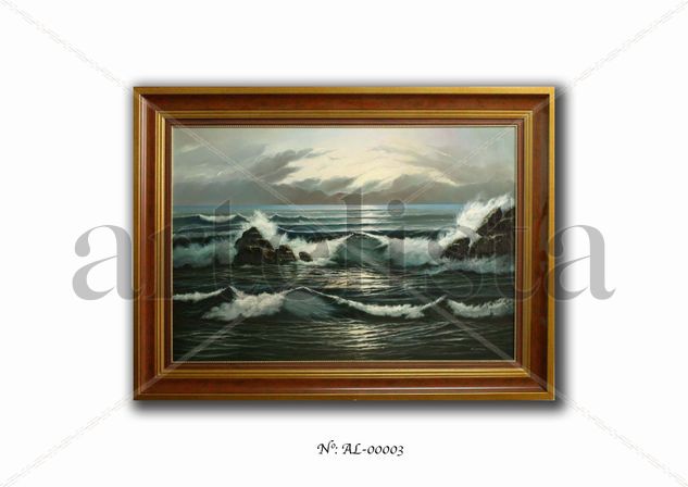 AL-003 Oil Canvas Marine Painting