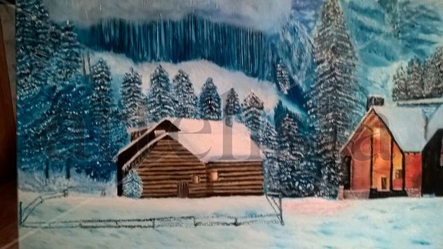 La cabaña nevada.