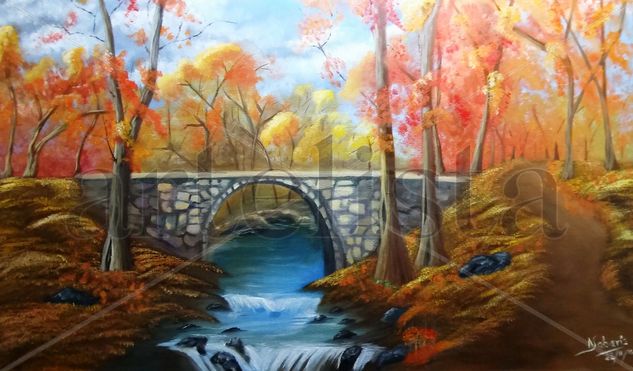 otoño Oil Canvas Landscaping