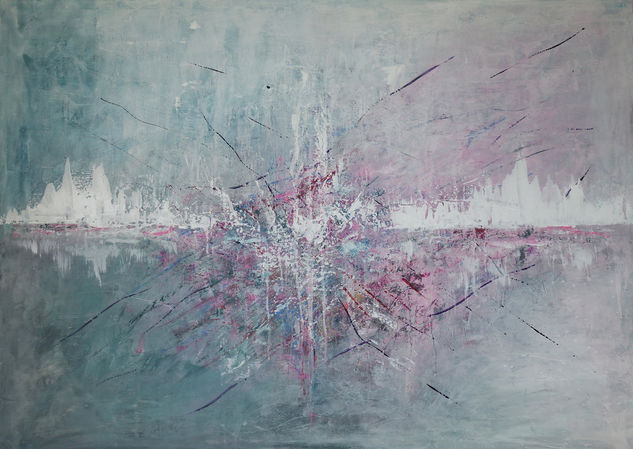 sensación abrumadora - overwhelming feeling Acrylic Canvas Marine Painting