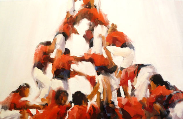 CASTELLERS Oil Canvas Figure Painting