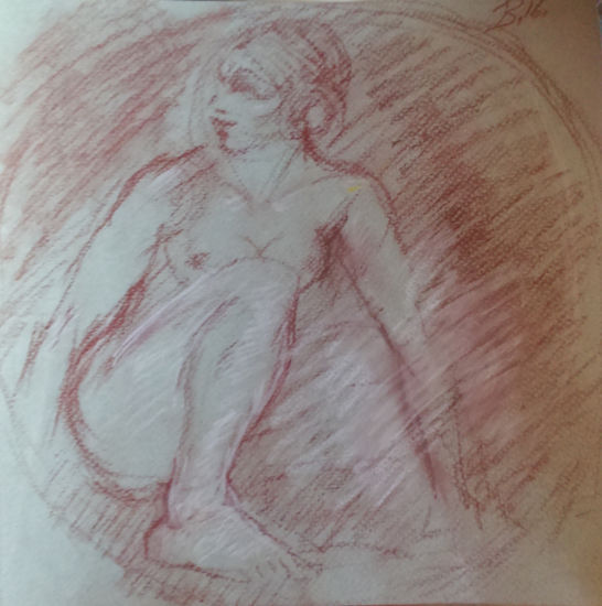 Desnudo femenino/1983 Sanguina