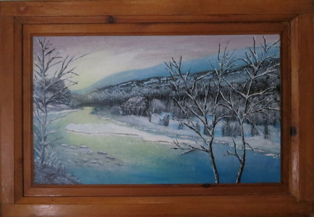 Un dia de hivern.. Acrylic Panel Landscaping