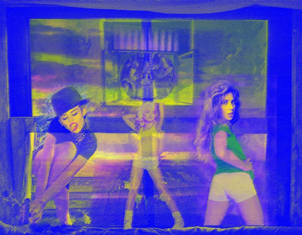Tres meninas en el...