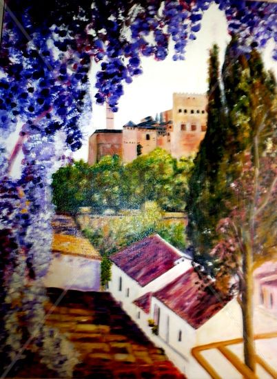 Ciudades de España Oil Canvas Landscaping