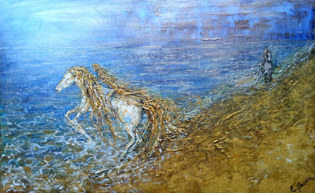 Cerdeña mágica Mixed media Canvas Marine Painting