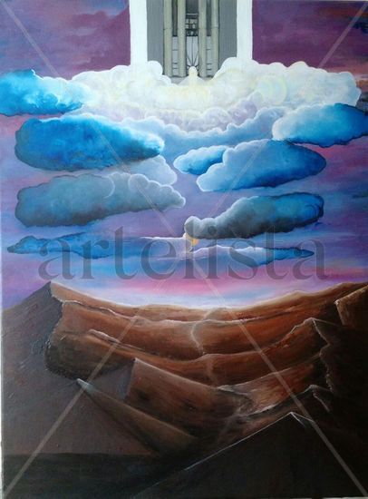 Eyes to the sky Oil Canvas Others