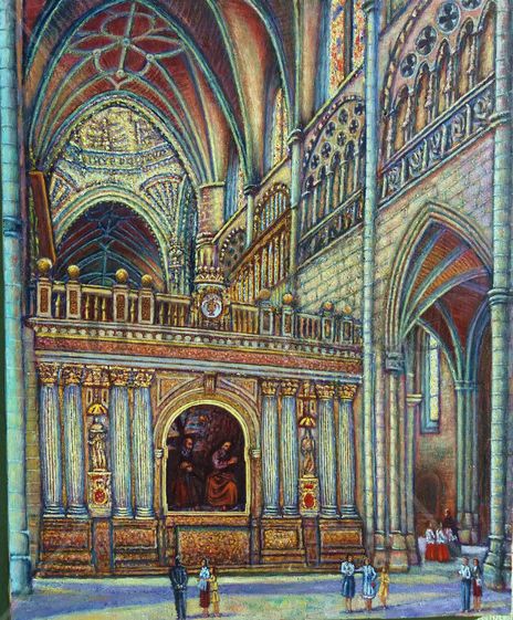 Interio catedral...