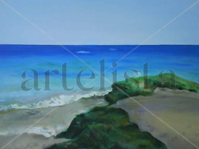 Playa Oil Canvas Landscaping