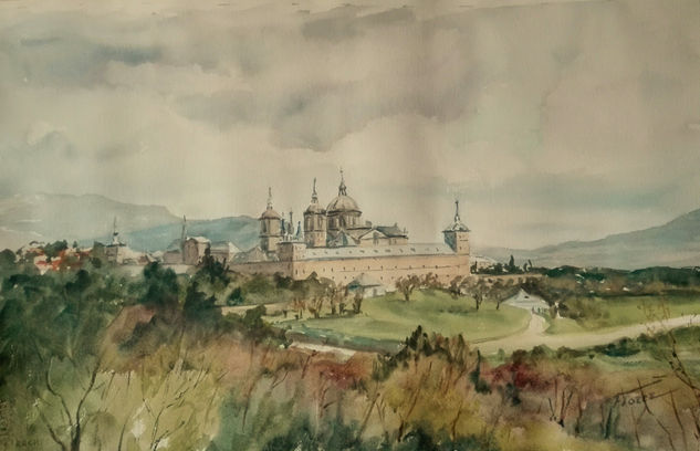 Monasterio de El Escorial Acrílico Papel Paisaje