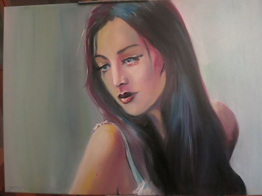 MUJER ANTE LA VENTANA