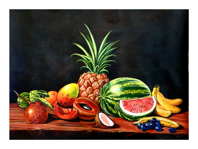 Bodegón 1 Acrylic Canvas Still Life Paintings