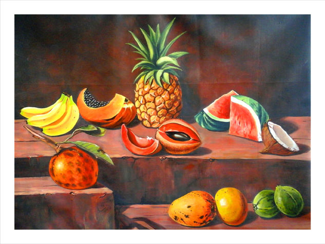 Bodegón 2 Acrylic Canvas Still Life Paintings