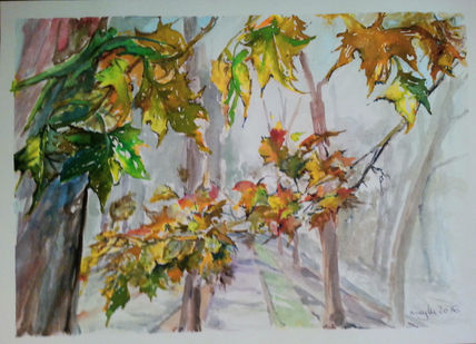 Hojas de otoño
