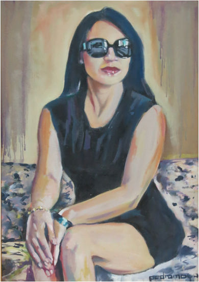 OLIMPIA Oil Canvas Portrait