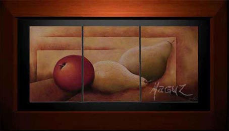 bodegon manzana Oil Canvas Others