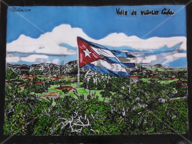 valle de vinales Acrylic Canvas Landscaping