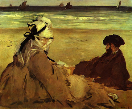 En la playa e. manet
